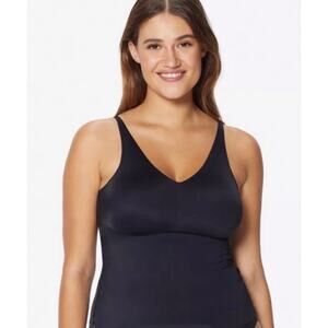 Ruby Ribbon Women's Size 32 Black Second Skin Shaping Cami Top Shapewear
